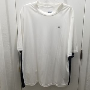 Reebok XXL White Navy Wicking Shirt